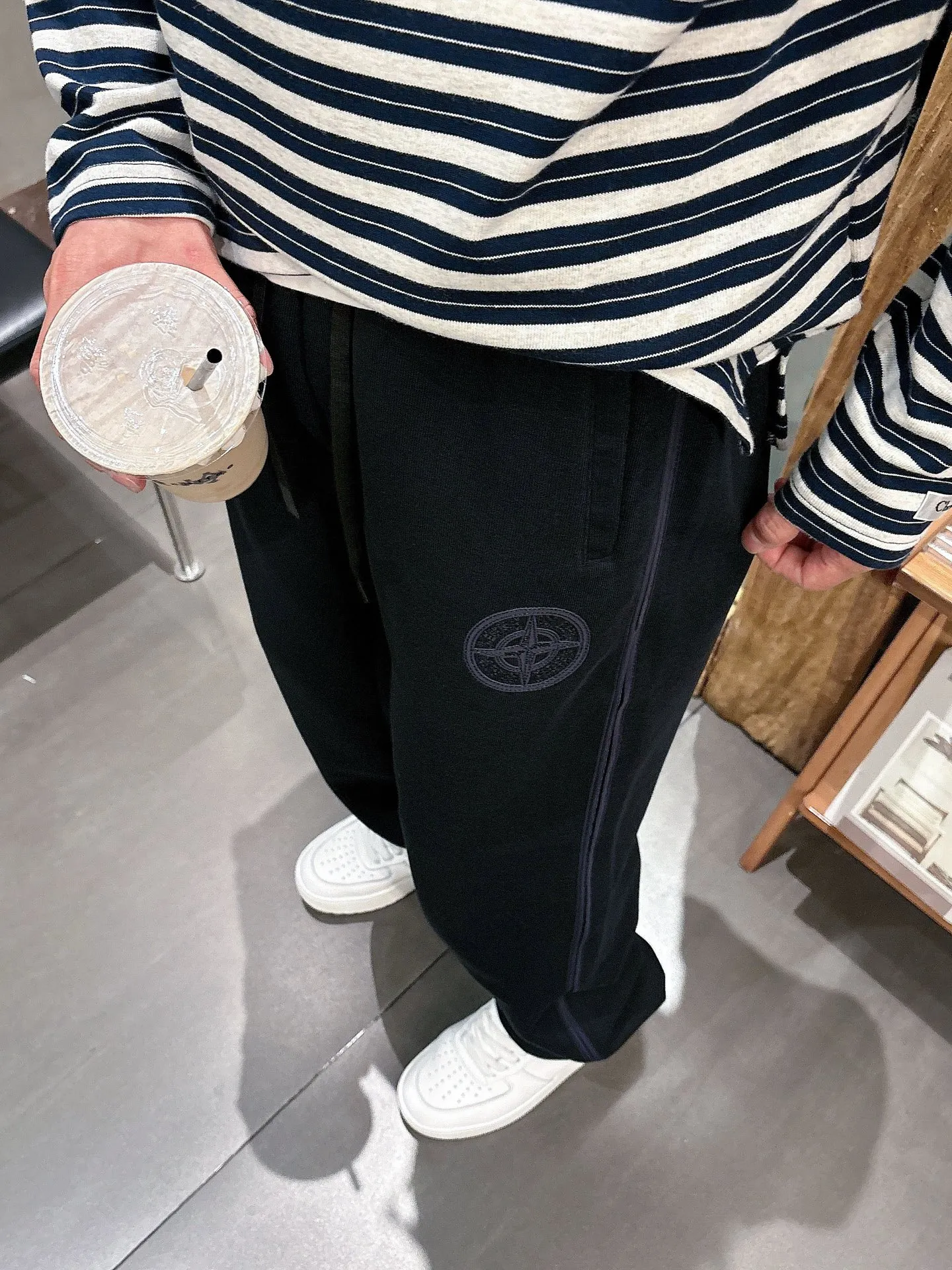 P300 NEW2025 Autumn and Winter New Casual Pants Exclusive Customized Fabric Color: Black and Blue SIZE: M-4XL